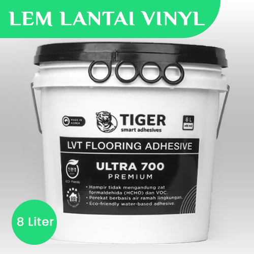 Lem Lantai Vinyl Tiger 8 Liter